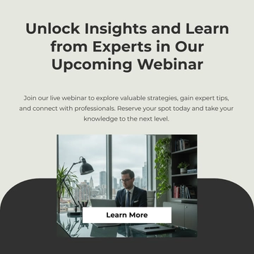 Free Webinar Facebook Post Template to Edit Online