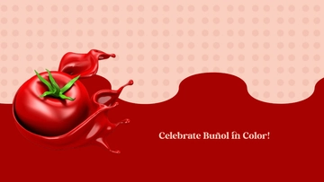 Free La Tomatina Decoration Template to Edit Online