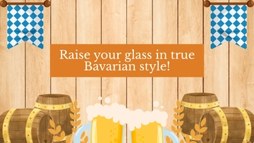 Free Wooden Oktoberfest Background Template to Edit Online