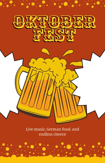 Free Oktoberfest Poster Background Template to Edit Online