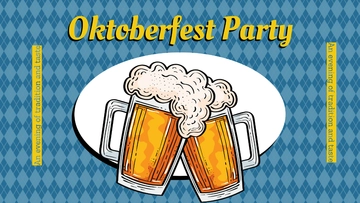 Free Oktoberfest Party Background Template to Edit Online