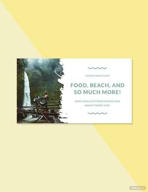 Travel Youtube Thumbnail Template