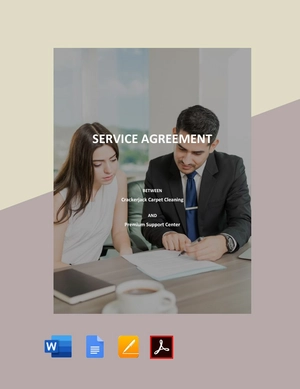 Professional Cleaning Service Agreement Template