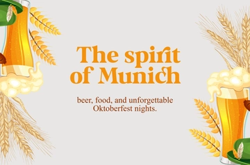 Free Creative Munich Oktoberfest Template to Edit Online