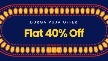Free Professional Shri Durga Puja Background Template to Edit Online