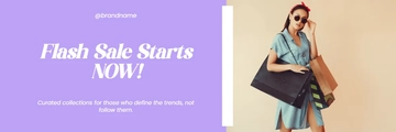 Free Flash Sale Shopify Banner Template to Edit Online
