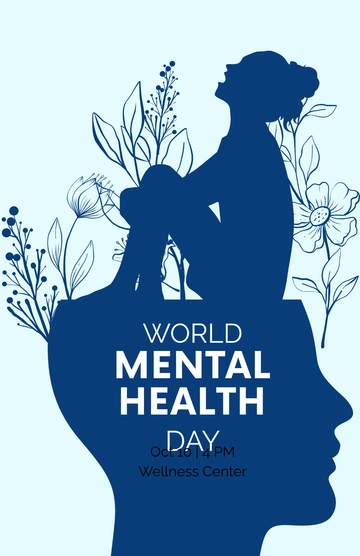 Free Professional World Mental Health Day Forum Template to Edit Online