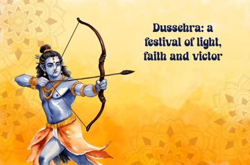 Free Unique Dussehra Template to Edit Online