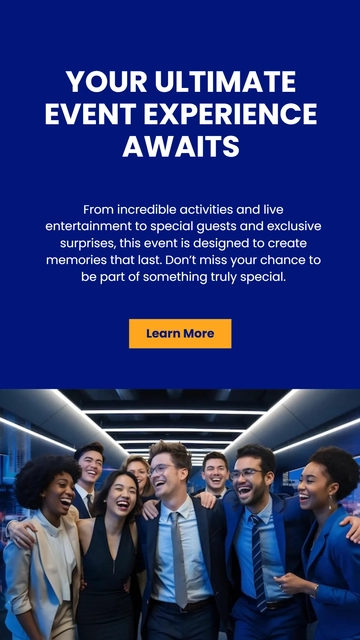 Free Event Promotion Facebook Story Template to Edit Online