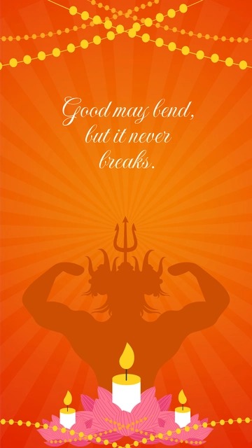 Free Happy Dussehra Quotes Template to Edit Online