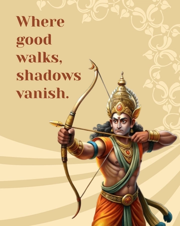 Free Dussehra Quotes Instagram Post Template to Edit Online