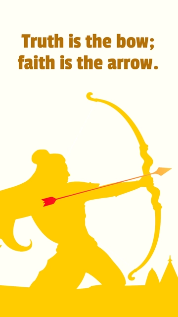 Free Dussehra Quotes Template to Edit Online