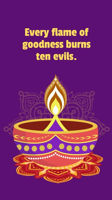 Free Creative Shubh Dussehra Quotes Template to Edit Online