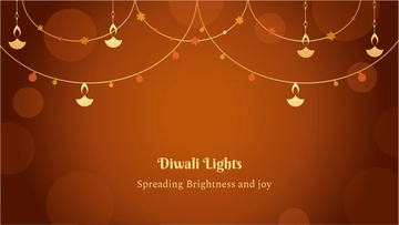Free Aesthetic Diwali Lights Template to Edit Online