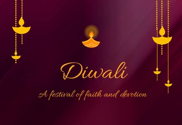 Free Blank Religious Diwali Template to Edit Online
