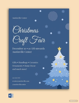 Christmas Craft Fair Flyer Template