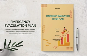 Emergency Evacuation Floor Plan Template