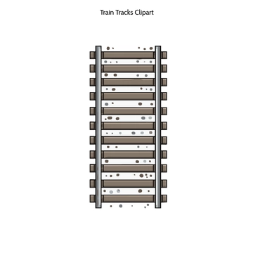 Free Train Tracks Clipart to Edit Online
