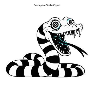 Free Beetlejuice Snake Clipart to Edit Online