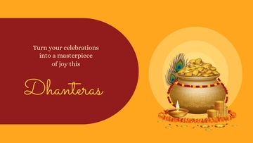 Free Graphic Dhanteras Background Template to Edit Online