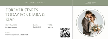 Free Flight Boarding Pass Wedding Invitation Template to Edit Online