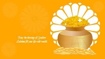Free Dhanteras Day Background Template to Edit Online