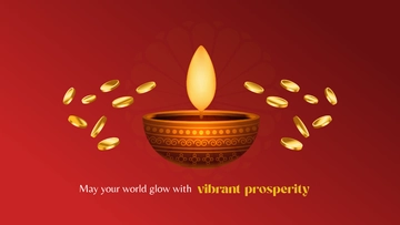 Free Blank Dhanteras Lights Background Template to Edit Online