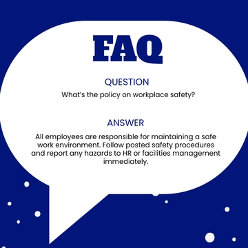 Free Modern FAQ Template to Edit Online