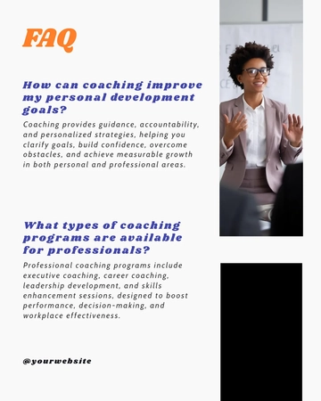Free Coaching FAQ Template to Edit Online