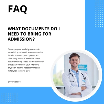 Free Hospital FAQ Template to Edit Online