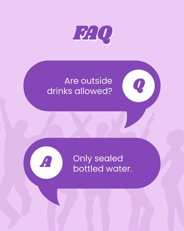 Free Concert FAQ Instagram Post Template to Edit Online