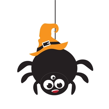 Free Halloween Spider Clipart Template to Edit Online