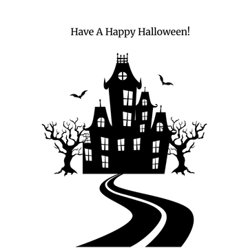 Free Aesthetic Halloween Silhouette Template to Edit Online
