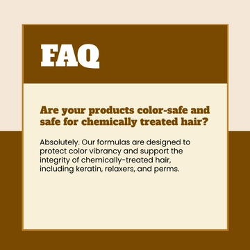 Free Hair Care FAQ Post Template to Edit Online