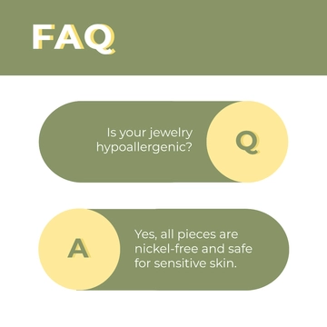 Free Jewelry FAQ Template to Edit Online