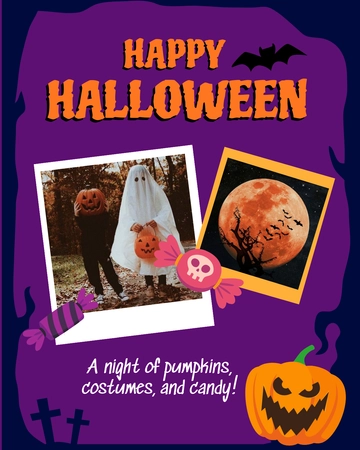 Free Halloween Collage Facebook Post Template to Edit Online Free Halloween Collage Facebook Post Template to Edit Online
