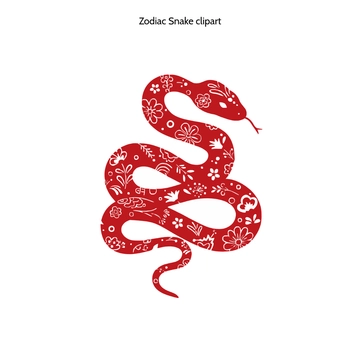 Free Zodiac Snake Symbol Vector Clipart (PNG, SVG) to Edit Online