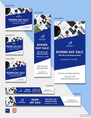 Boxing Day Sale Banner Template