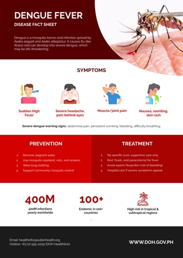 Free Disease Fact Sheet Template to Edit Online