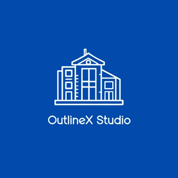 Free Outline-Shape Architecture Logo to Edit Online