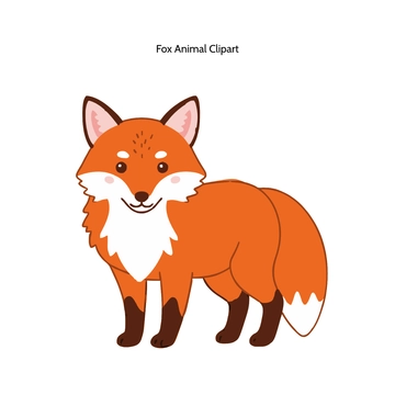 Free Fox Animal Vector Clipart (PNG, SVG) to Edit Online