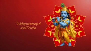 Free Govardhan Puja Wishes Background Template to Edit Online