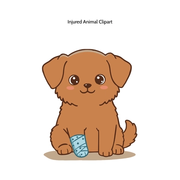 Free Injured Animal Vector Clipart (PNG, SVG) to Edit Online