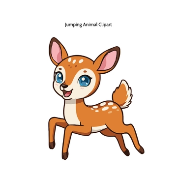 Free Jumping Animal Vector Clipart (PNG, SVG) to Edit Online