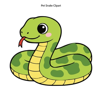 Free Pet Snake Clipart to Edit Online