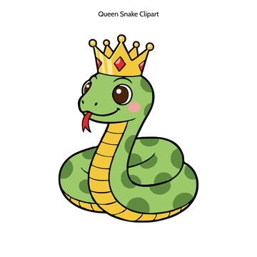 Free Queen Snake Clipart to Edit Online