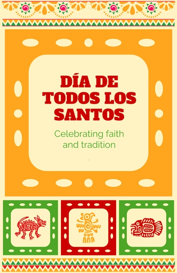 Free Hispanic All Saints' Day Template to Edit Online