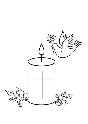 Free All Saints' Day Drawing Template to Edit Online