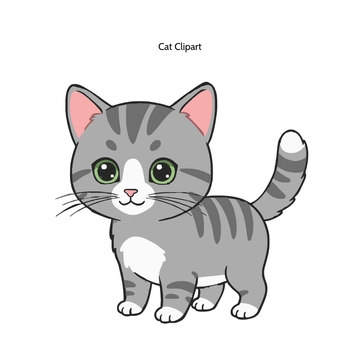Free Cat Vector Clipart (PNG, SVG) to Edit Online