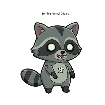 Free Zombie Animal Vector Clipart (PNG, SVG) to Edit Online